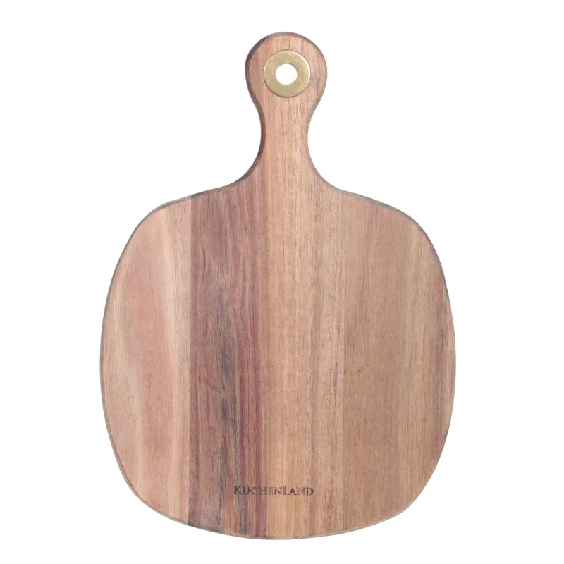 Набор для сыра, 4 пр, доска-блюдо с ручкой, сталь/дерево, золотистый, Cheese gold, image-2