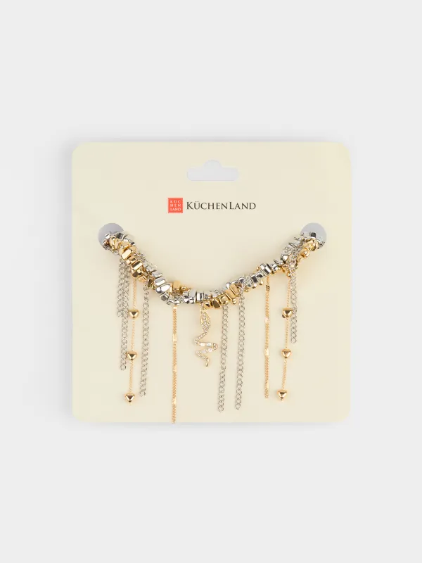 Колье, металл/стекло/акрил, Jewelry, image-4