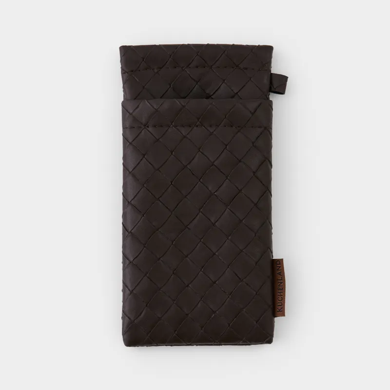 Көзілдірік қабы, 8x17 см, қалтасы бар, полиуретан, түсі, Sennit