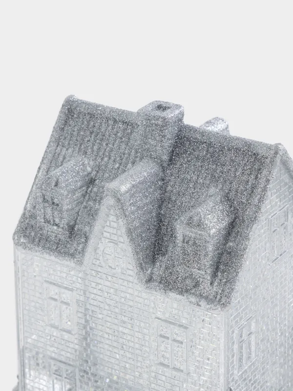 Снежный фонарь, 24 см, Silver style, image-3