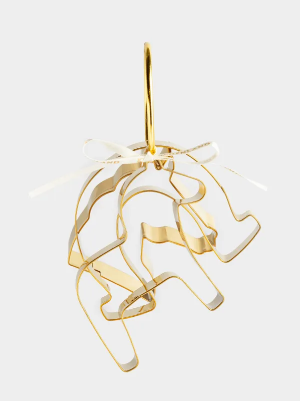 Набор форм для печенья, 3 шт, сталь, Bakery gold, image-6