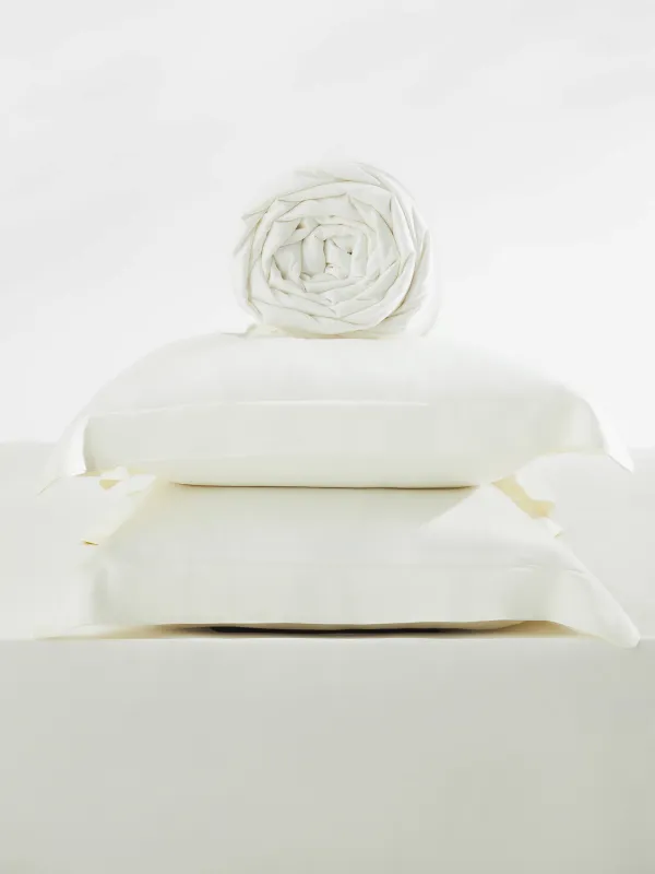 Төсек жабдықтарының жиынтығы, еуро, бамбук, піл сүйегі, Pure bamboo, image-5