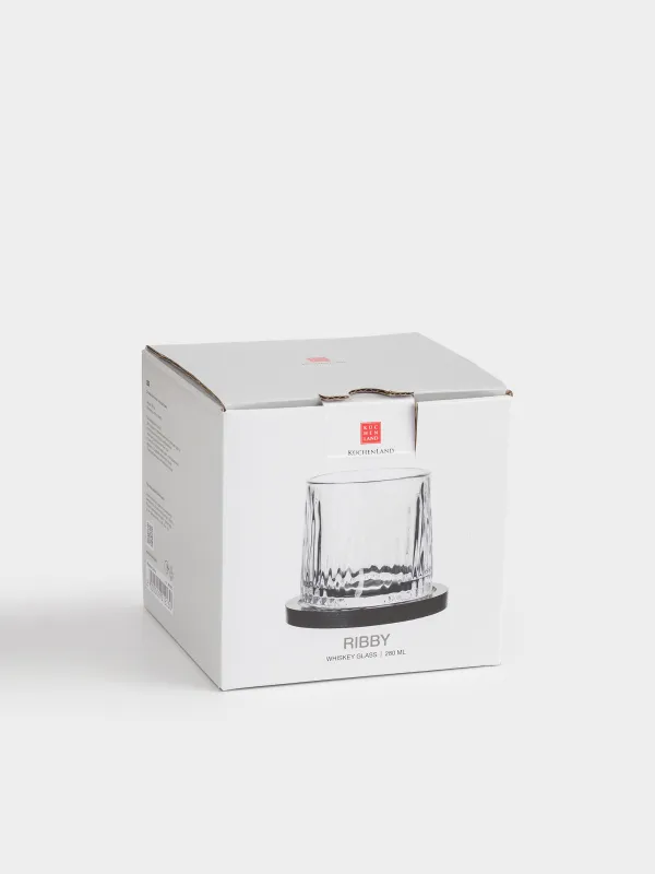 Виски стақаны, 10 см, 260 мл, тұғырда, шыны Р/бамбук, Ribby, image-5