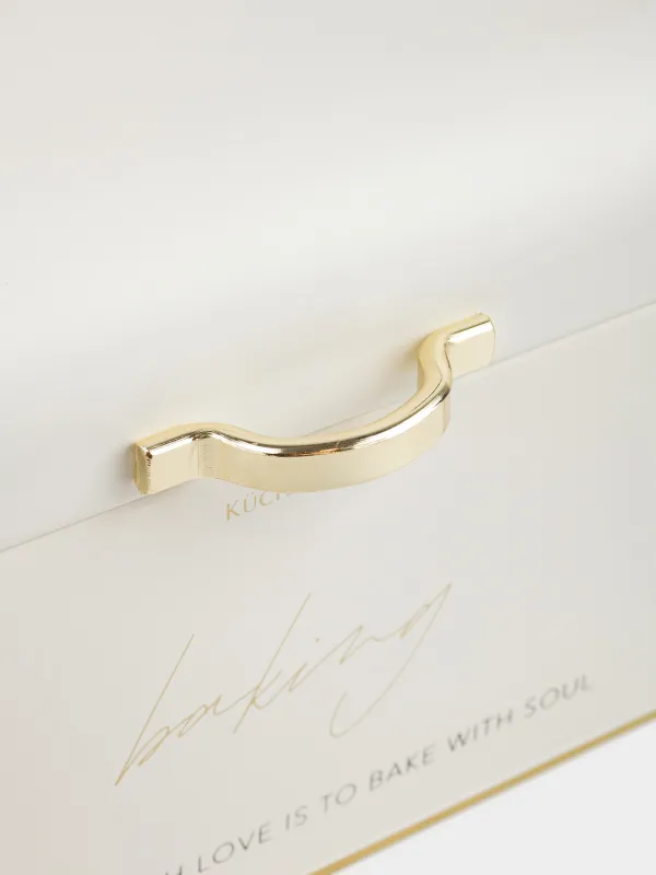 Нан салғыш, 30х16х18 см, металл, тікбұрышты, сүт-алтын түстес, Autograph, image-2