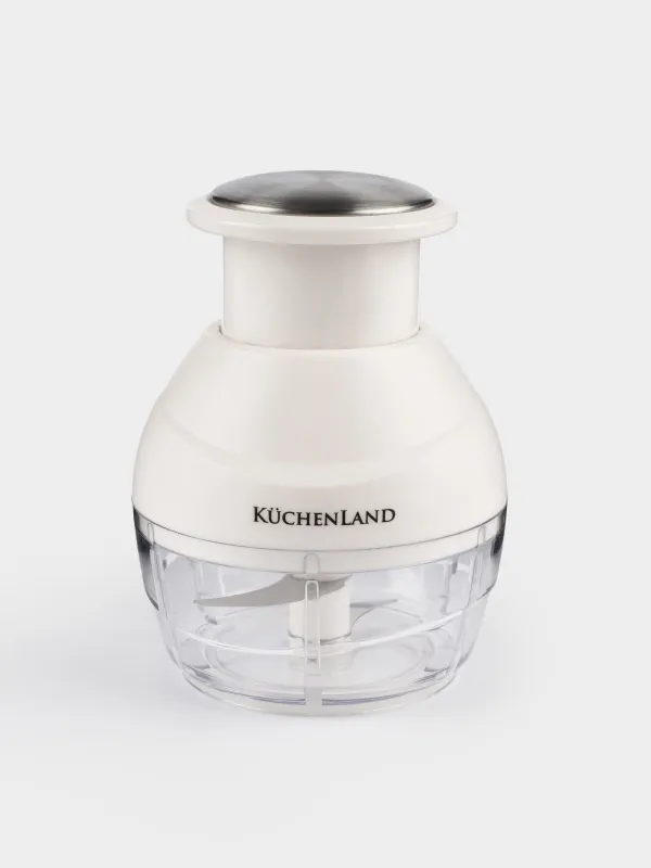 Ұсақтағыш-блендер, 9 см, механикалық, пластик / Болат, сүт, Soft kitchen, image-1