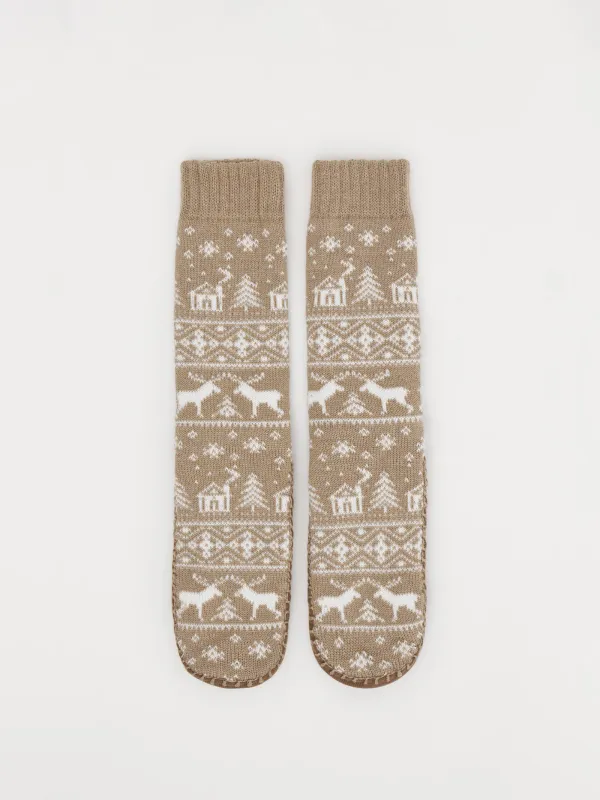 Тапочки-носки женские, Hot winter, image-0