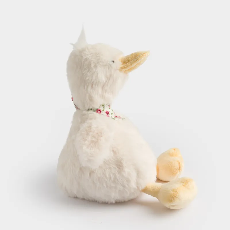 Ойыншық, 19 см, жұмсақ, полиэстер, ақ, үйректің балапаны, Duck, image-2