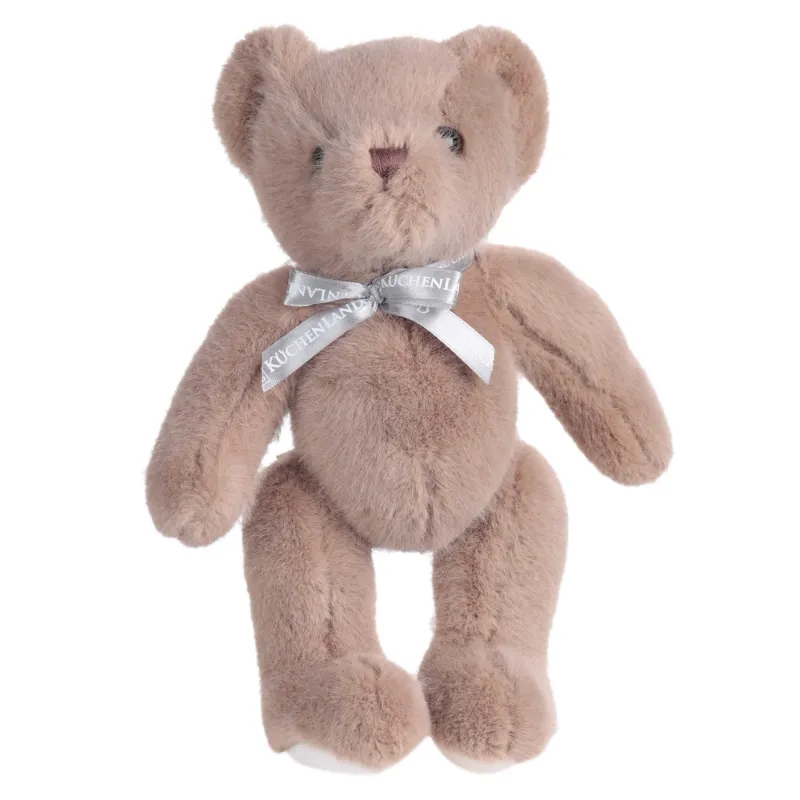 Игрушка, 27 см, мягкая, с подвижными лапами, полиэстер, серая, Мишка, Bear, image-0