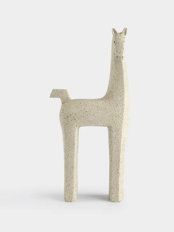 Мүсінше, 25 см, полирезин, ақ, Ат, Horse white, image-0