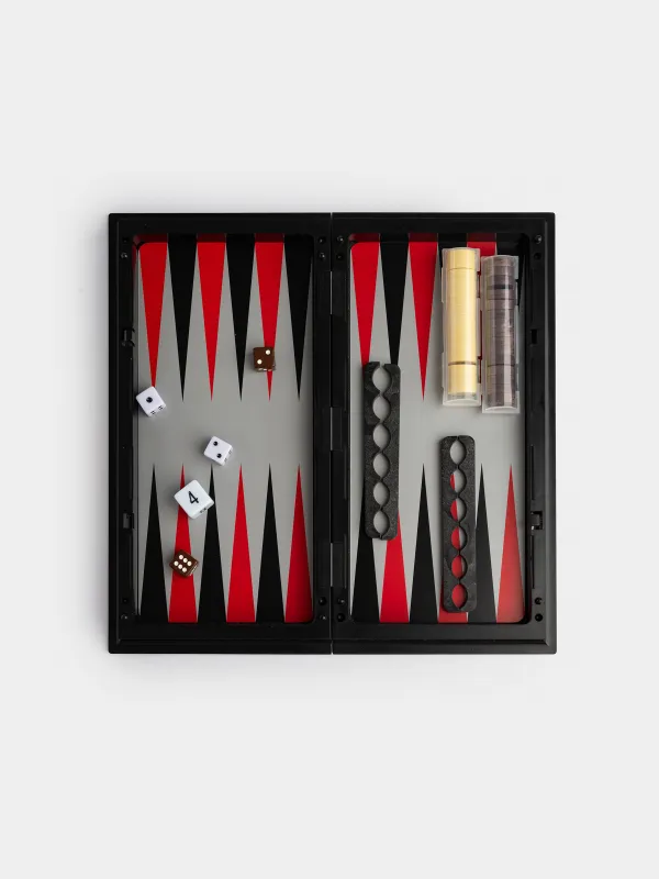 Үстел үсті ойыны, 25х25 см, дойбы/нарды, жол, пластик, Hobby light, image-7