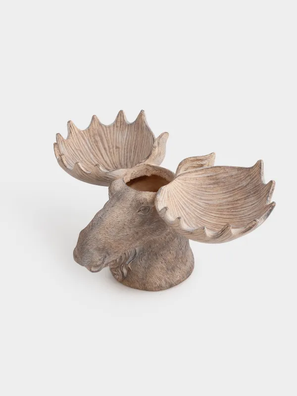 Менажница, 36х21 см, 3 отд, полирезин, коричневая, Лось, Moose story, image-7