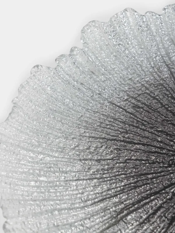 Ыдыс, 34х2 см, шыны Р, күміс түстес және сұр градиент, Verge gradient, image-3