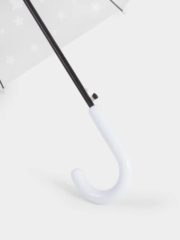 Қолшатыр таяқшасы, 48 см, нәресте, полиоксиэтилен, мөлдір, Жұлдыздар, Aspen, image-2