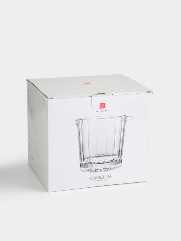 Сусындарды салқындатуға арналған шелек, 17 см, тұтқалары бар, шыны Р, Camellia, image-4