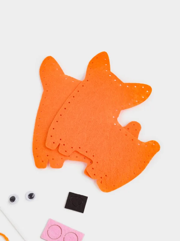 Шығармашылыққа арналған жиынтық, 13х15 см, қолөнер, киіз, салпыншақ, Корги, Creativity, image-4