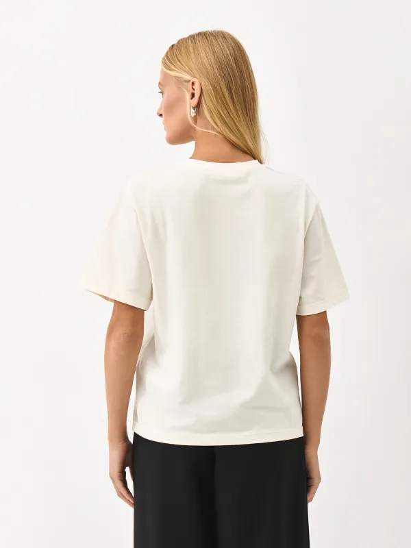 Футболка женская, молочная, Adrianna, image-3