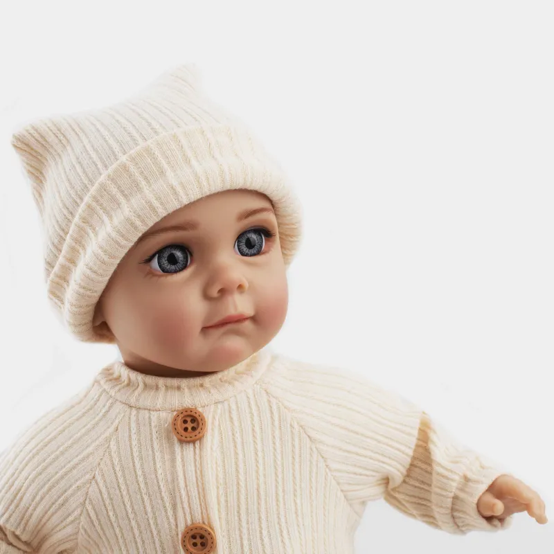 Қуыршақ, 35 см, музыкалық, ПВХ, киімдегі қуыршақ, Childhood, image-1