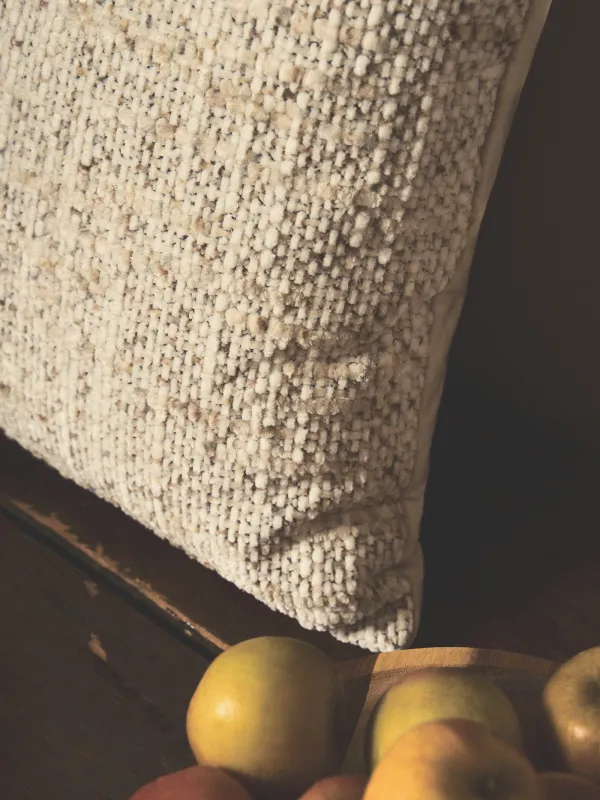 Подушка декоративная, 45х45 см, вельвет, бежевая, Nordkap, image-4