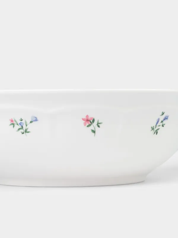 Салат ыдысы, 23х7 см, 1,45 л, фарфор N, ақ, Нәзік гүлдер, El floria, image-3