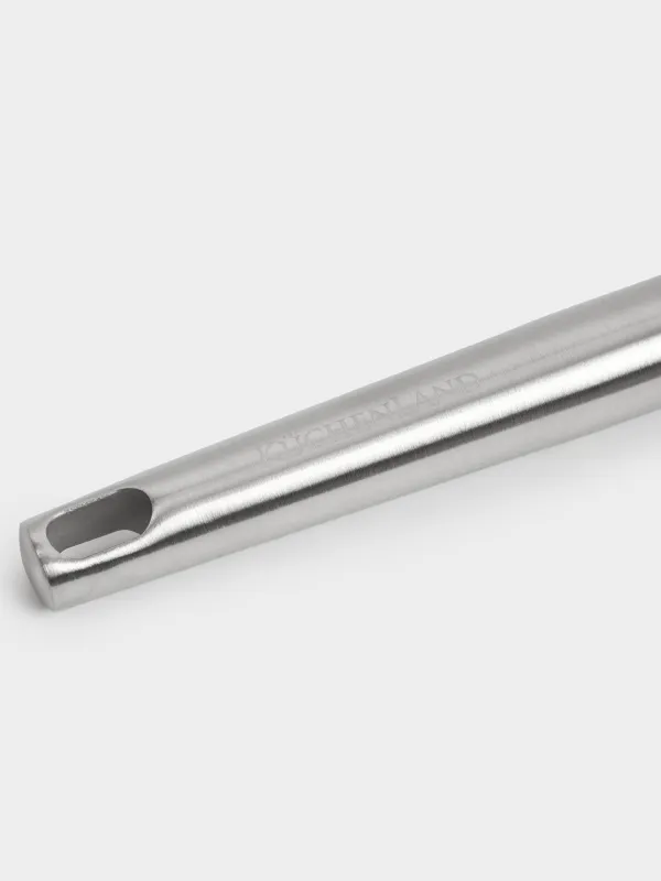 Шумовка, 38 см, силикон/сталь, черная, Nova black, image-3