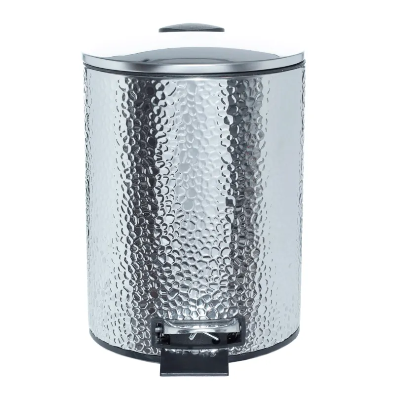 Қоқыс контейнері, 3 л, педальмен, болат, дөңгелек, Renaissance new, image-0