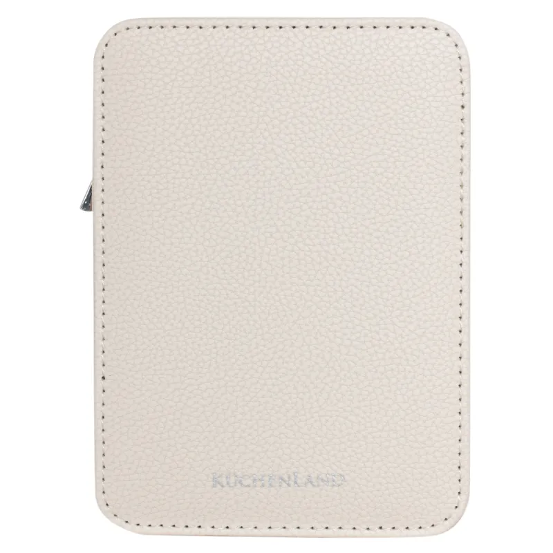 Набор маникюрный, 7 пр, в футляре, сталь/стекло/искусственная кожа, бежевый, Manicure, image-9