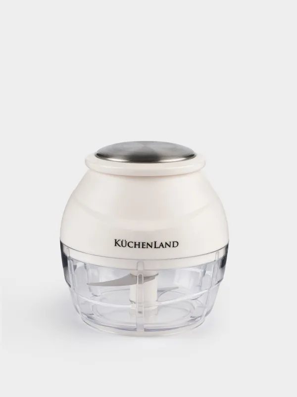 Ұсақтағыш-блендер, 9 см, механикалық, пластик / Болат, сүт, Soft kitchen, image-0