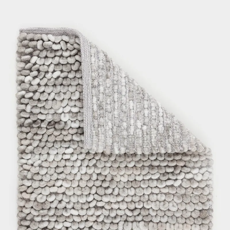Коврик, 50х80 см, полиэстер/хлопок, серый, Bubbles, image-6