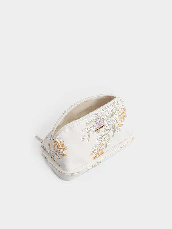 Косметичка, 24х13 см, с нижним отделением, Мимоза, Isadora, image-2
