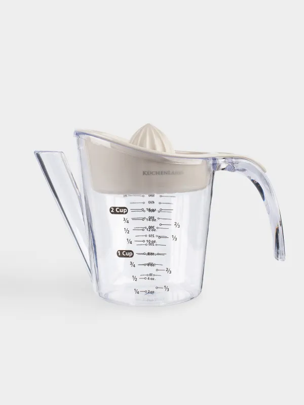 Цитрус шырын сыққыш, 500 мл, өлшеуіш шыныаяқпен, пластик, түс, Extra-light, image-1