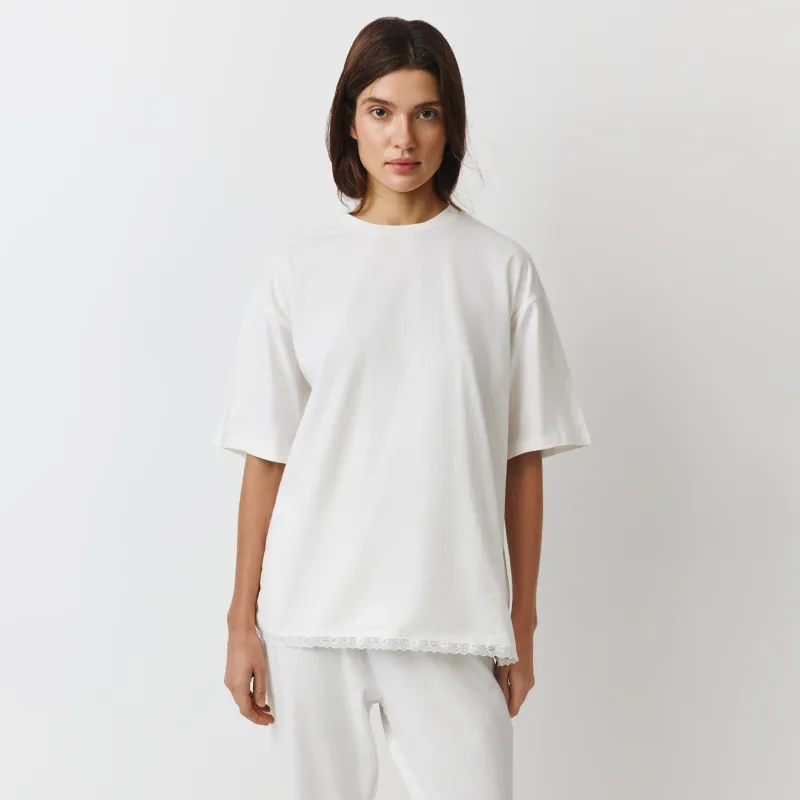 Әйелдер футболкасы, үй, L, мақта, ақ, Mirandea