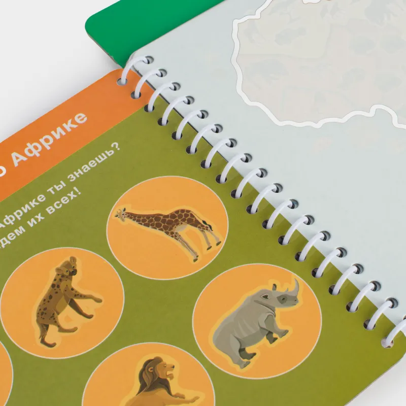 Су бояу кітапшасы, 19х19 см, 10 л, қайта пайдалануға болады, маркері бар, картон/металл, Creative aqua, image-5