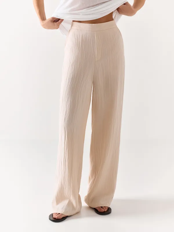 Әйелдер шалбары, өлшемі L, вискоза/полиэстер, сүт түстес, Giselle, image-6