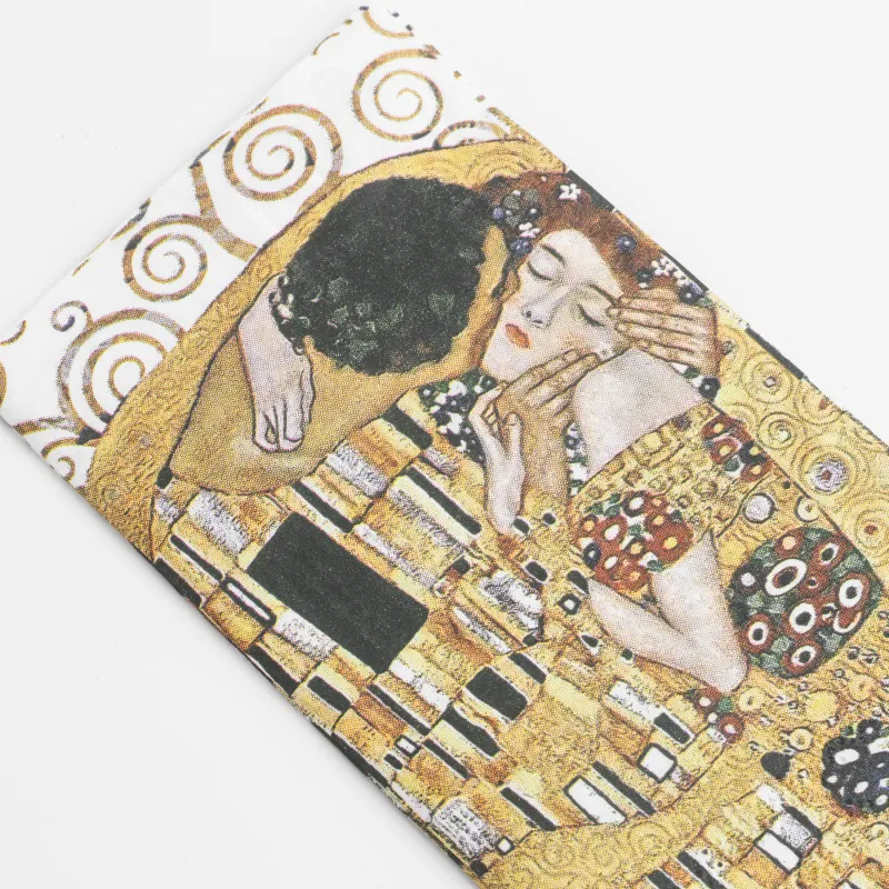 Қағаз майлықтар, 33х33 см, 20 дана, тікбұрышты, Поцелуй, Климт, Art поцелуй, image-2