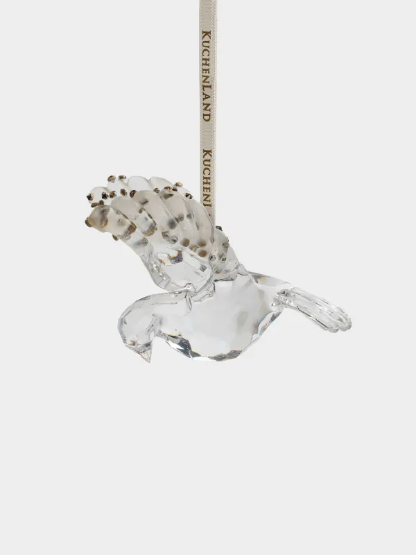 Шырша ойыншығы, 9 см, акрил, Құс, Figure crystal, image-0