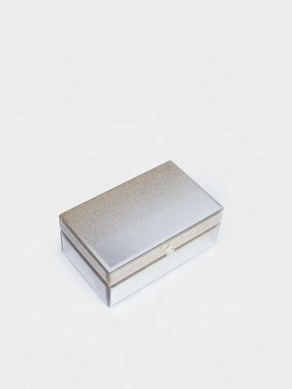 Зергерлік қорап, 21х13 см, шыны, алтын градиент, Actress, image-2