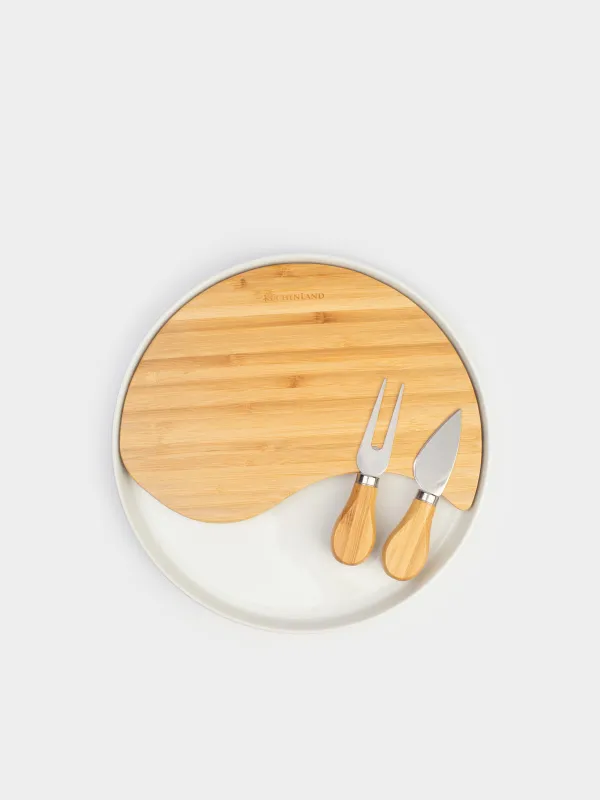 Набор для сыра, 4 предмета, Круг, Cheese, image-2