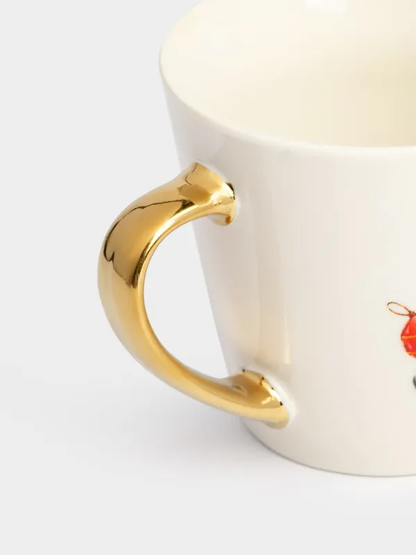 Набор посуды, 2 пр, фарфор, Friends forest, image-4