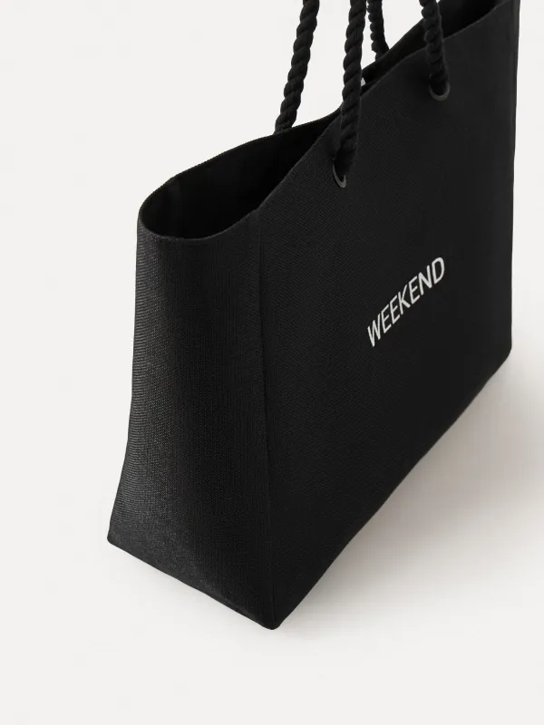 Әйелдер сөмкесі, 44х35 см, полиэстер, қара, Weekend, Coast, image-1