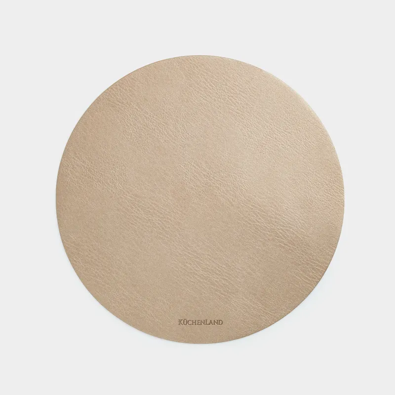 Аспаптарға арналған майлық, 33 см, ПВХ, дөңгелек, құмды және сарғылт-қоңыр, Rock