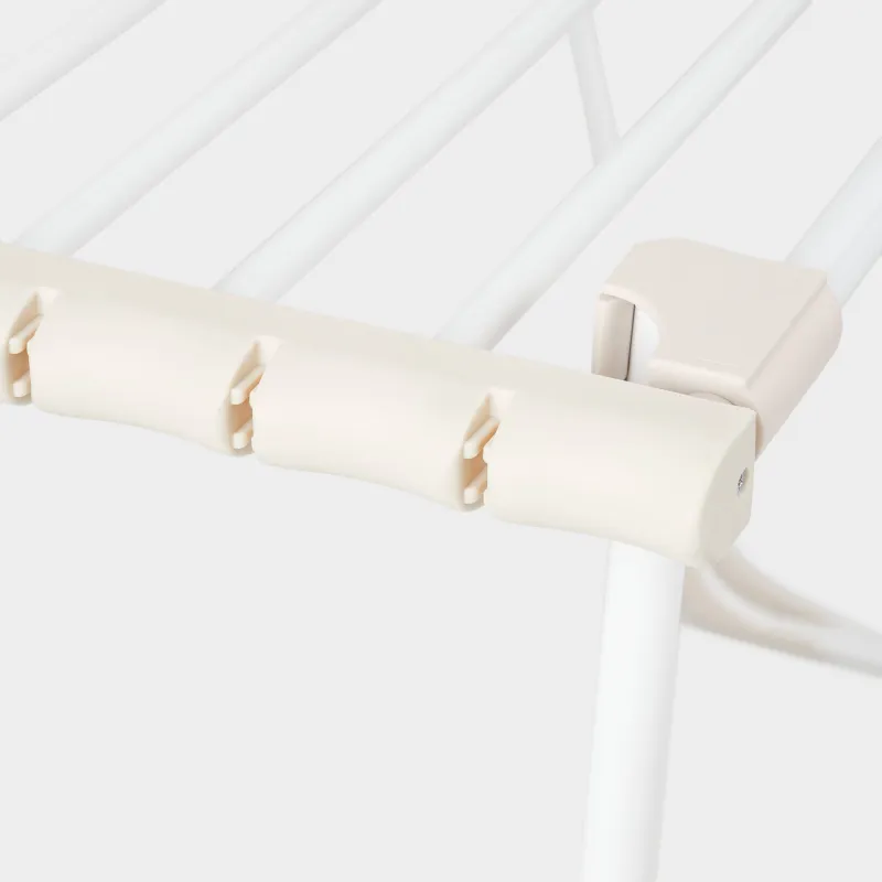 Сушилка для белья напольная, 200х55 см, раздвижная, металл, бежевая, Compact, image-4