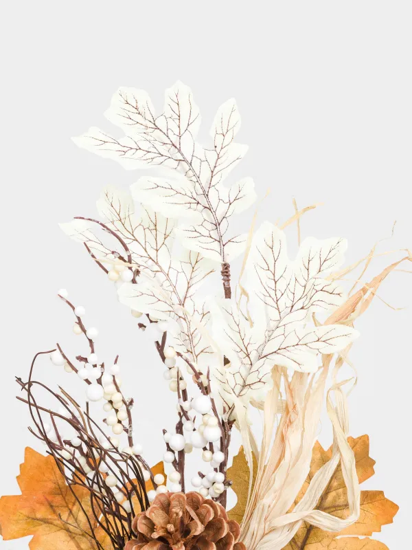 Сәндік бұтақ, 55 см, көбік/полиэстер, Күнбағыс пен лотос, Nelumbo decor, image-3