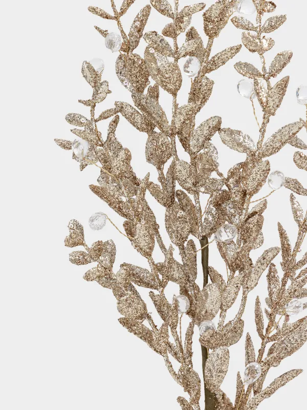 Ветка декоративная, 73 см, Золотистые листья, Sparkle decor, image-3