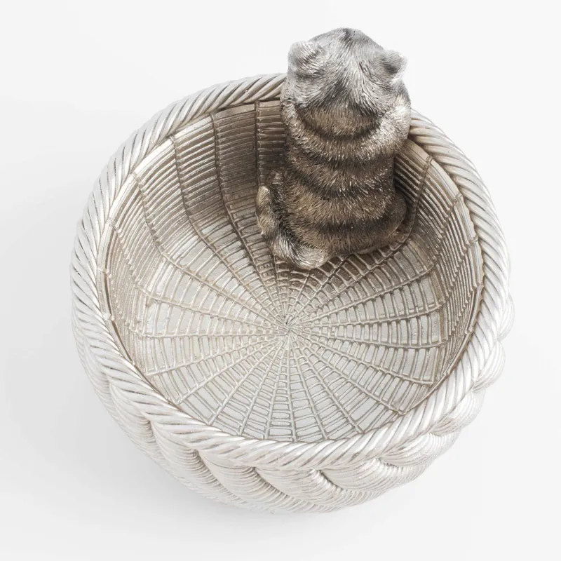 Ваза декоративная, 16х12 см, полирезин, Cat, image-4