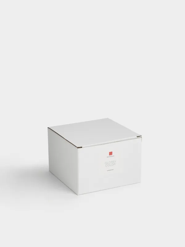 Зергерлік қобдиша, 12х6 см, шыны, айнасы бар, сарғылт-қоңыр, Гүл, Glossy color, image-5