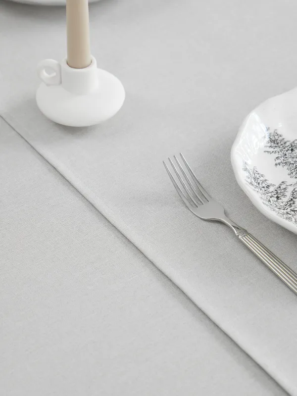 Үстел төсеніші, 40х160 см, полиэстер, ашық сұр, Бұғы мен шырша, Forest fawn, image-4