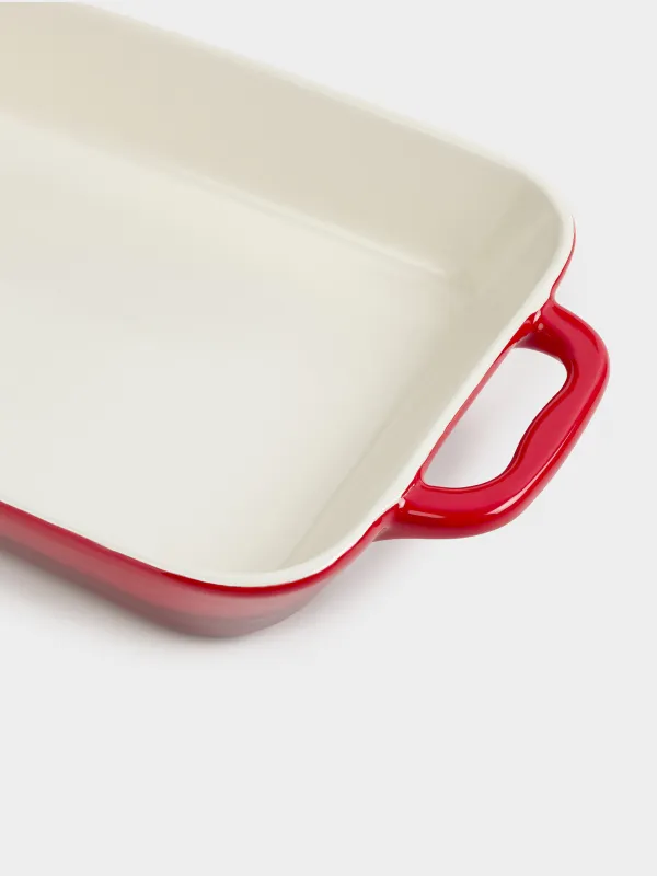 Пісіруге арналған қалып, 34х24 см, керамика, тікбұрышты, қызғылт, Градиент, Cakes gradient, image-4