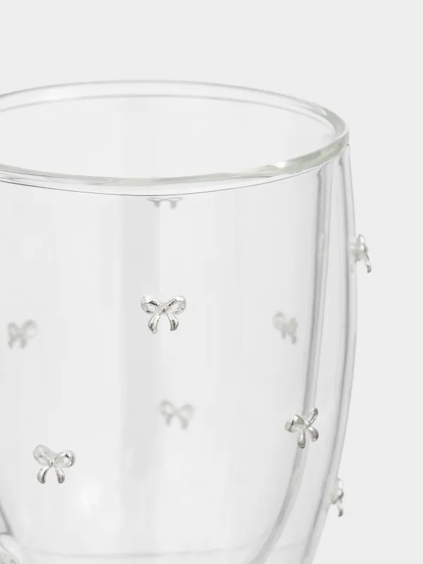 Кружка, 350 мл, стекло Б, Бантики, Air decor, image-3