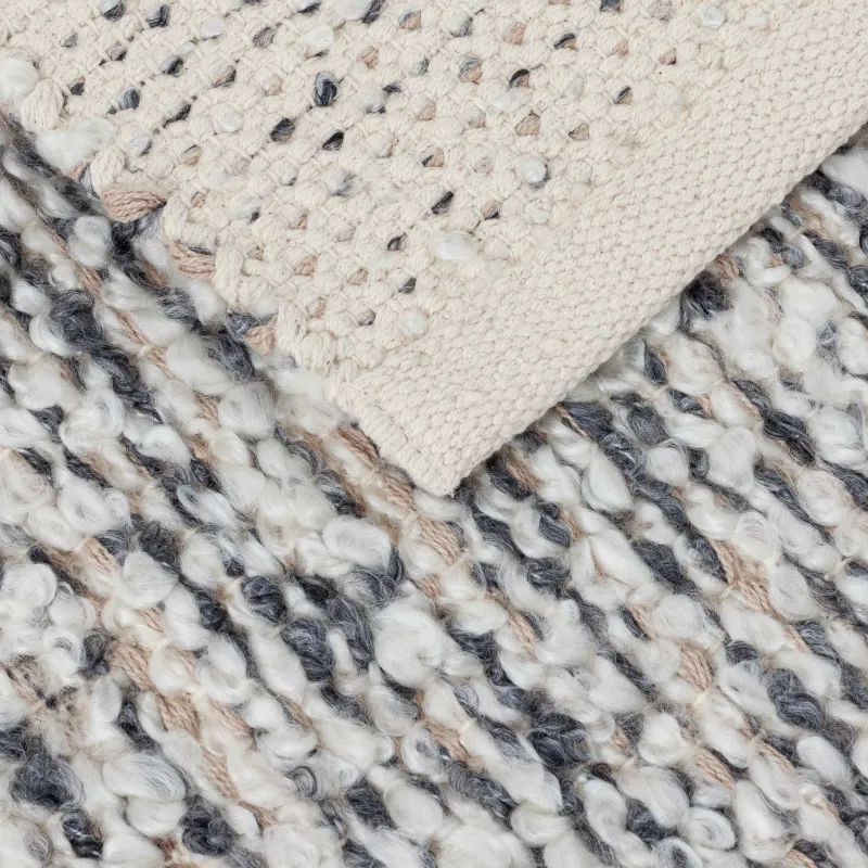 Кілем, 50х80 см, мақта/полиэстер, сүт түстес сұр, Nordkap, image-2