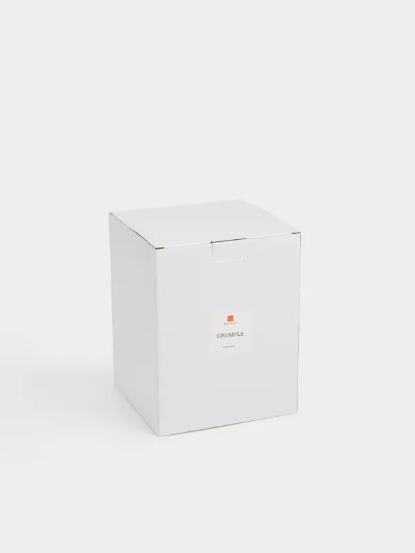 Гүл вазасы, 22 см, фарфор Р, ақ, Мыжылған әсер, Crumple, image-4